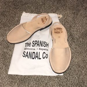 Spanish sandal company tan sandals
